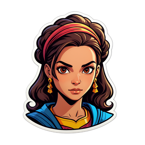 Retrato Estilizado da Protagonista de 'Dona de Mim'