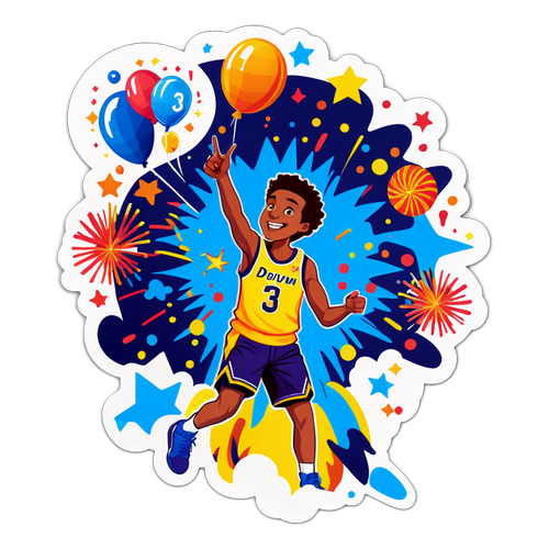 Sticker ng Pagsalubong at Kasiyahan ni Devin Vassell