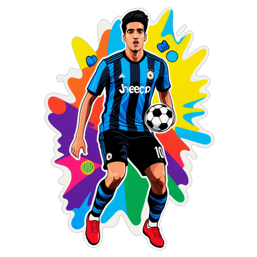 Mikel Merino: Genius Juggler of Football dalam Gaya Pop Art yang Menggoda!