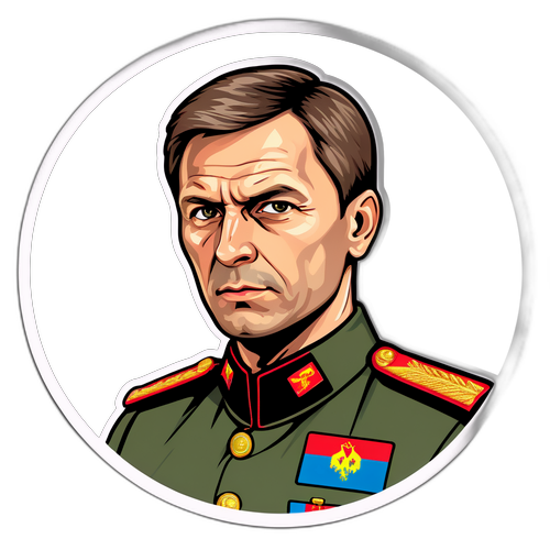 Portrét Petra Pavla v vojenském prostředí