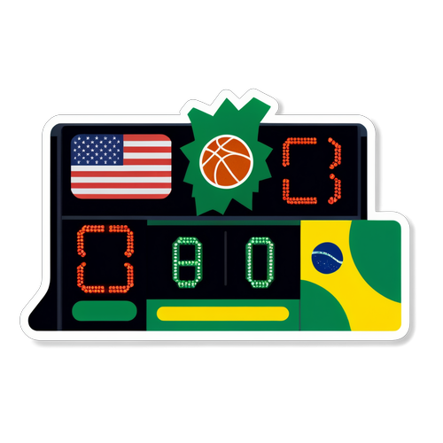 Incrível Confronto de Basquete: EUA vs Brasil — A Emoção Está no Ar!