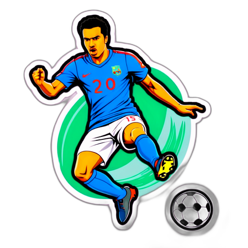 Stiker Dinamik Pedro Neto di Padang Bola