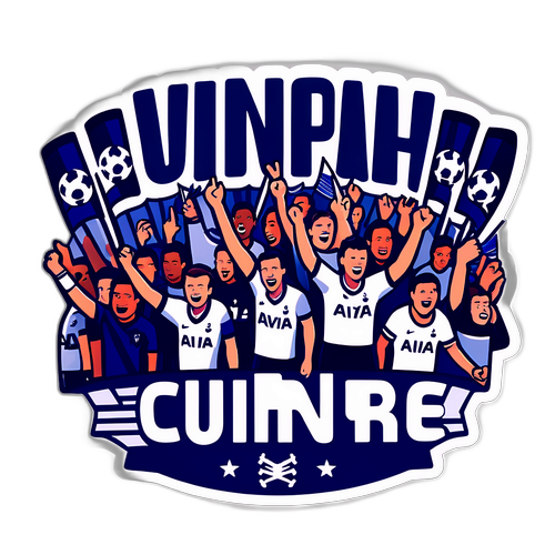 Tottenham-fans i jubel