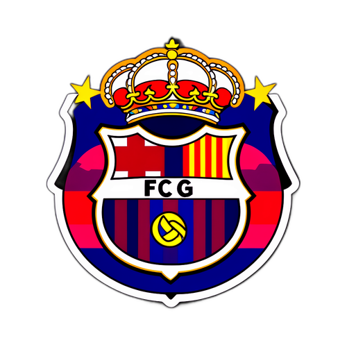 Sticker ya Ushindani wa kihistoria kati ya Real Madrid na Barcelona