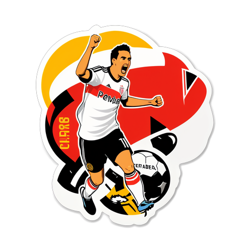 Sticker com River Plate e Peñarol - Futebol Apaixonante!