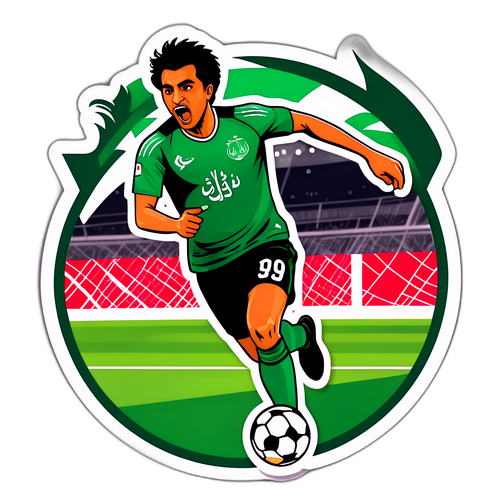 Sticker ya Al-Ahli Ikifunga Lengo Dhidi ya Al-Riyadh