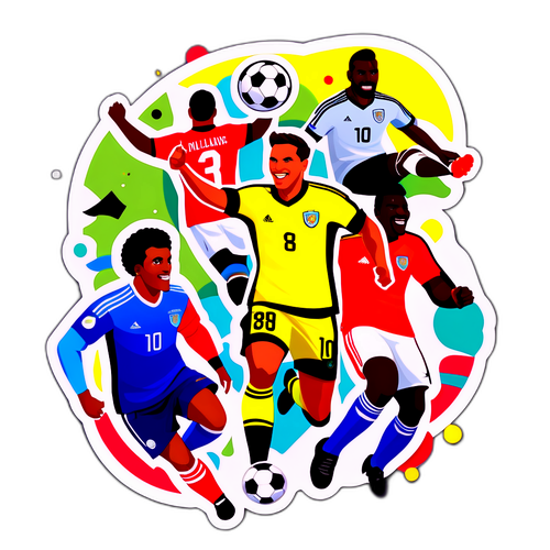 Nhãn dán kết quả bóng đá sinh động