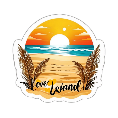 Love Island Suomi -auringonlasku ja rantahiekka