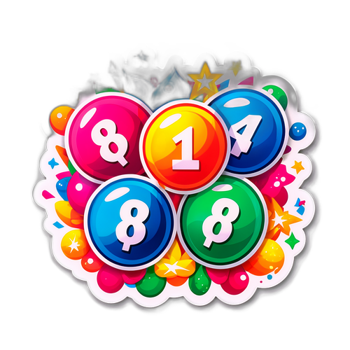 Makulay na Sticker ng Grand Lotto Resulta