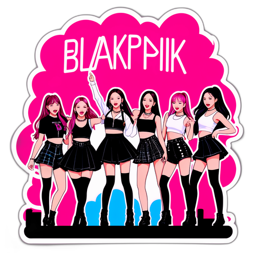 Blackpink Performance Celebration Sticker