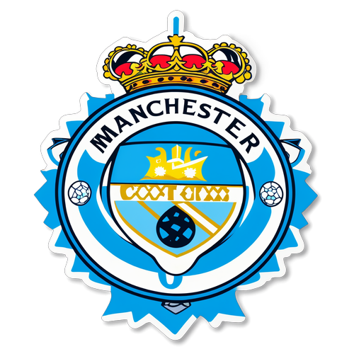 Sticker Peminat Manchester City yang Bergaya