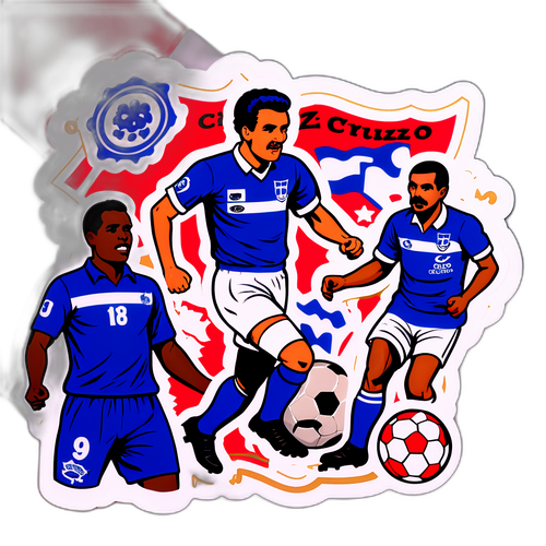 Geçmişe Dönüş: Cruzeiro ve Internacional Derbisi Sticker'ı