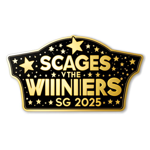 SAG Awards 2025 Winners Sticker