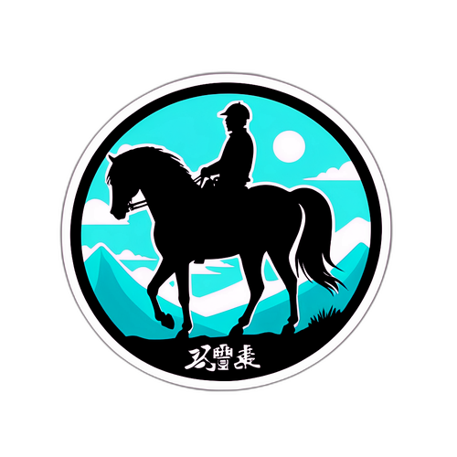 致敬贺骄龙的纪念贴纸