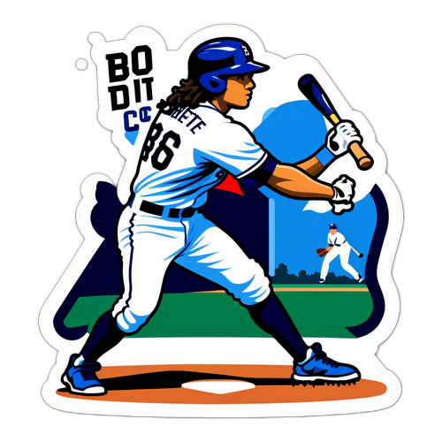 博·比歇特擊球姿勢貼紙