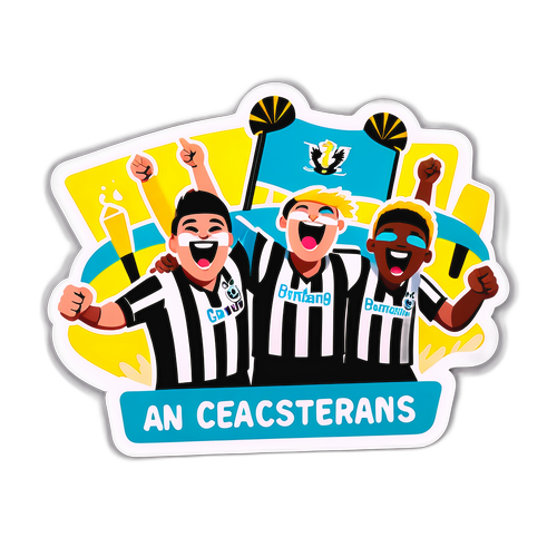 Наклейка з атмосферою уболівальників