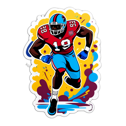 Deebo Samuel Street Art Sticker