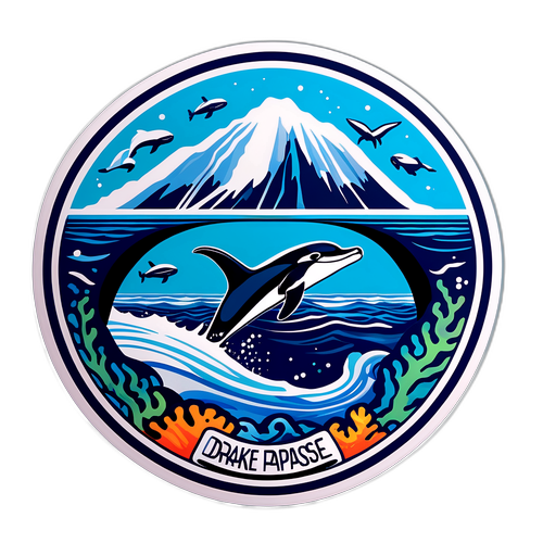 Drake Passage Sticker
