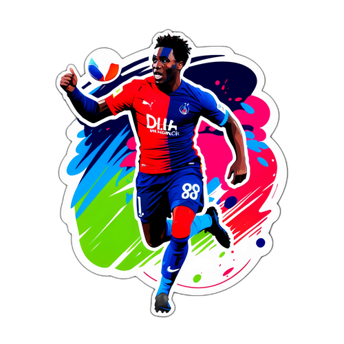 Στιγμιότυπο από τον αγώνα Λιλ εναντίον Παρί