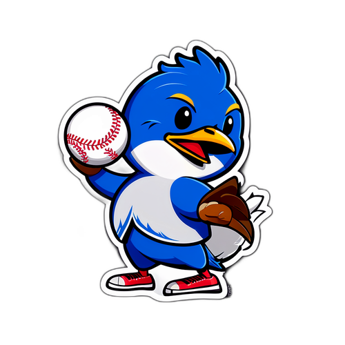 Masayang Sticker ng Blue Jays