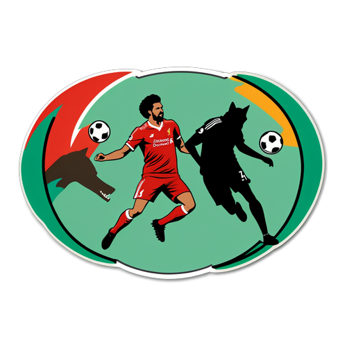 Liverpool vs Wolves Sticker