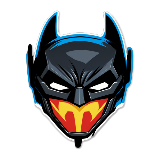蝙蝠侠 vs 超人面具贴纸