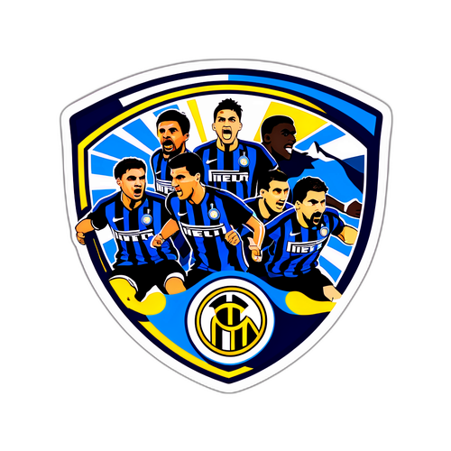 Kreativer Aufkleber von Inter Mailand