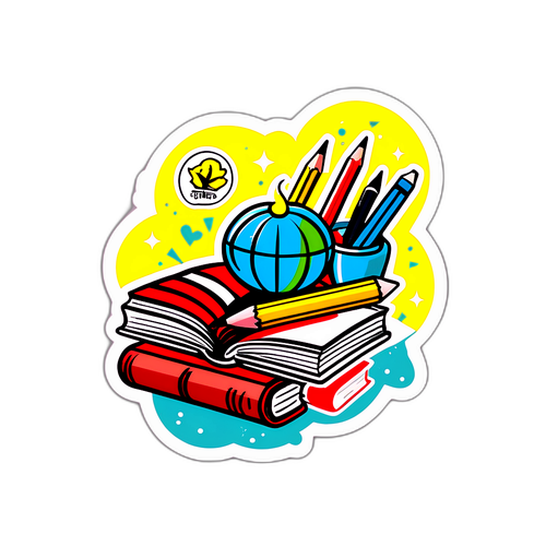 Stiker Simbol Harapan untuk Pendidikan