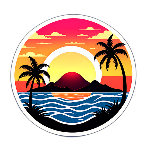 Tranquil Sunset Over Saipan