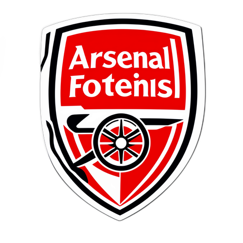 Legendární logo fotbalového klubu Arsenal