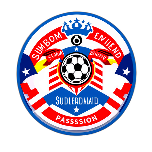 Sunderland Takım Ruhu Sticker Tasarımı