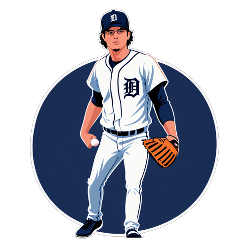 Jackson Jobe Pitching Illustration