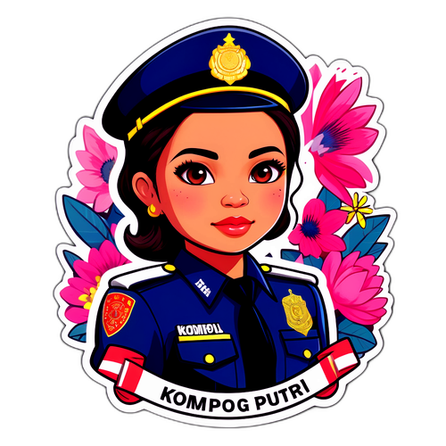 Stiker Kompol Anggraini Putri
