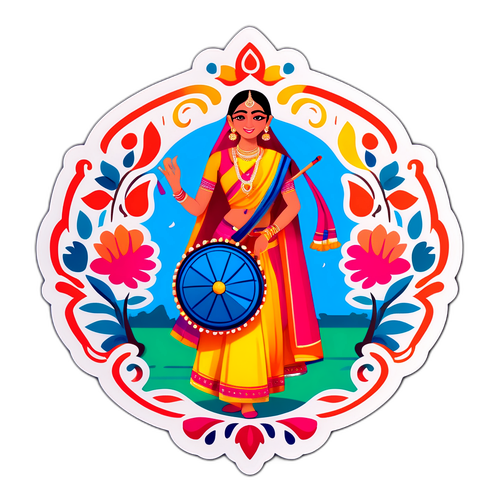 पारंपरिक मराठी कला स्टीकर