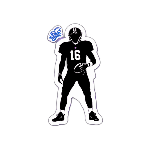 Motivational NFL Player Sticker