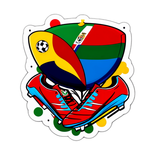 Adesivo a tema calcio per le Eliminatorias Copa del Mondo