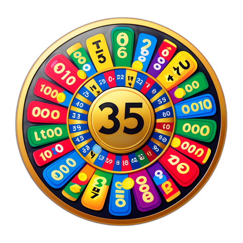 Design Colorido do Lotofacil 3536