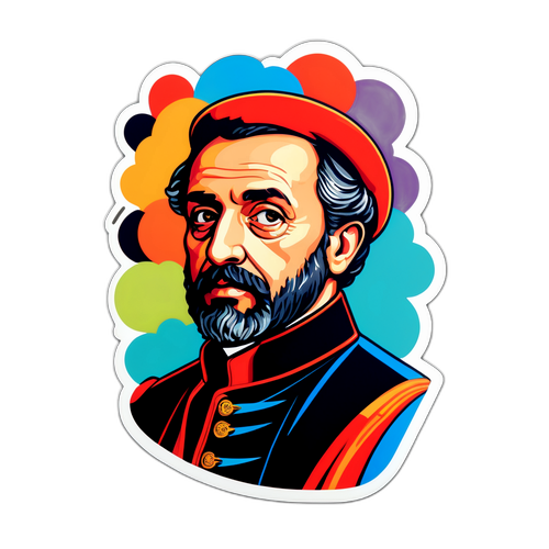 Современное искусство, отражающее личность Francesco Pio Esposito через цвет и линию