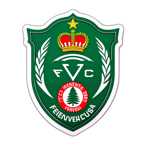 Stickers z herbem Ferencváros