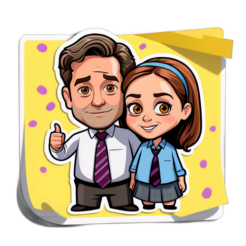 Autocollant inspiré par 'The Office'