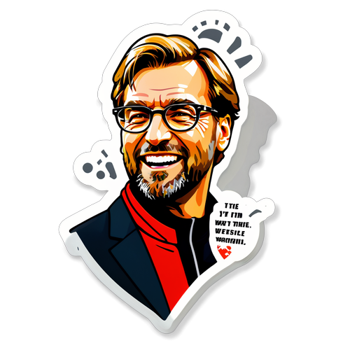 Leidenschaft und Inspiration: Jürgen Klopp Sticker