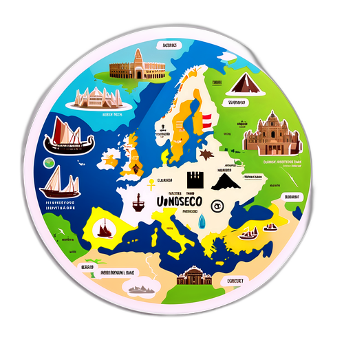 Mapa UNESCO – Najpiękniejsze miejsca na świecie