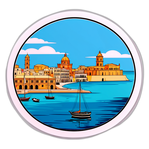 Vista panoramica della costa di Trapani