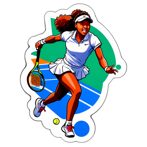 Naomi Osaka i aktion