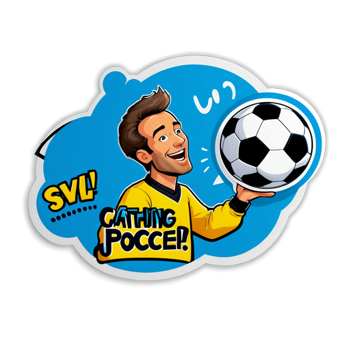 Stiker Maarten Paes Menangkap Bola Sepak