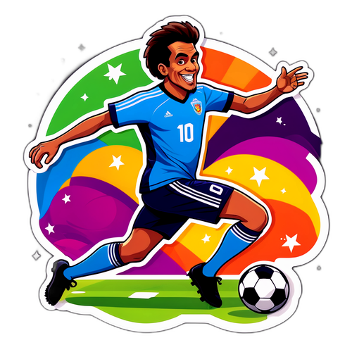 Stiker Darwin Nunez Beraksi