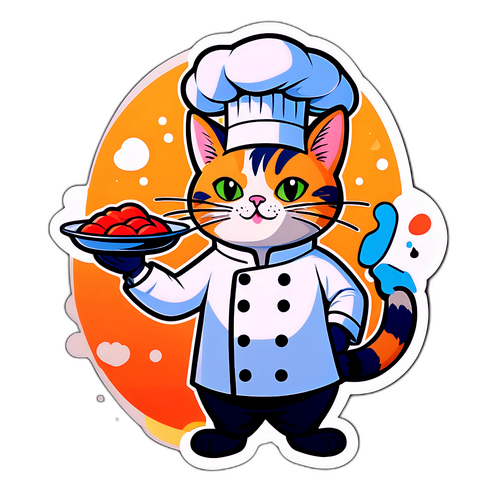 Masayang Pusa na Chef