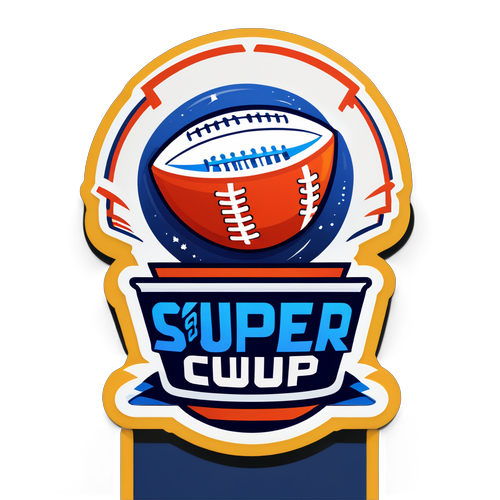 Nhãn dán 'Stanley Cup' và từ 'Super Bowl'