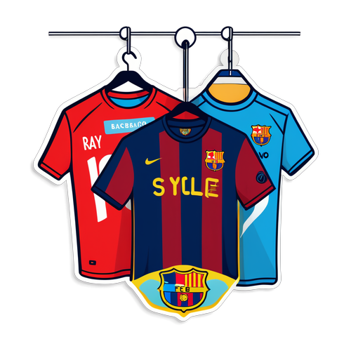 ¡Estilo y Pasión al Máximo! Las Camisetas de Barcelona y Rayo Vallecano que Debes Tener