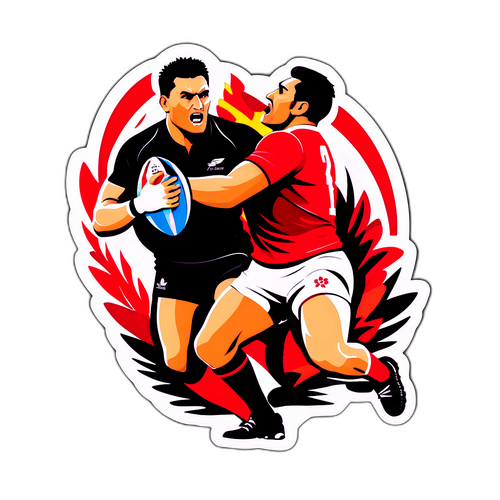 En dynamisk rugby-scene: Polen vs New Zealand
